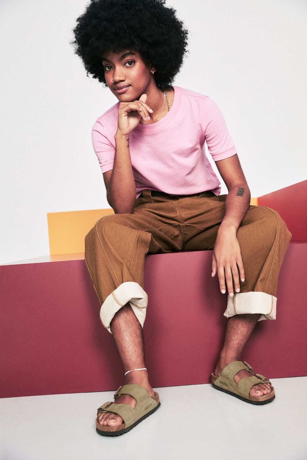 Unisex Arizona Taupe Soft Footbed SHOES BIRKENSTOCK