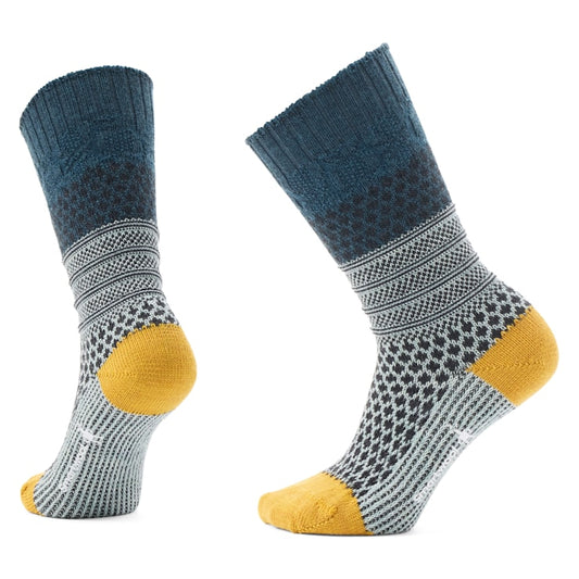 Smartwool Women's Everyday Cozy Popcorn Cable SOX SMARTWOOL M (7-9.5) Green