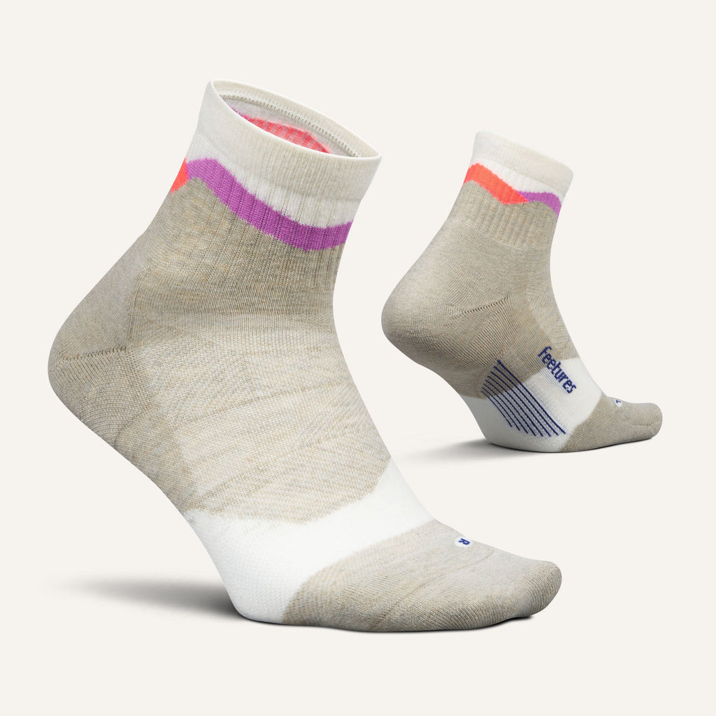 Feetures Unisex Trail Max Cushion Quarter SOX FEETURES