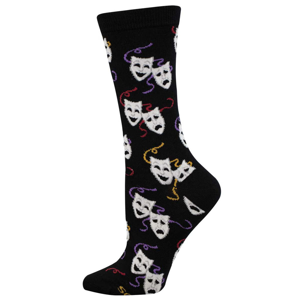 Socksmith Theater Masks SOX SOCKSMITH Black