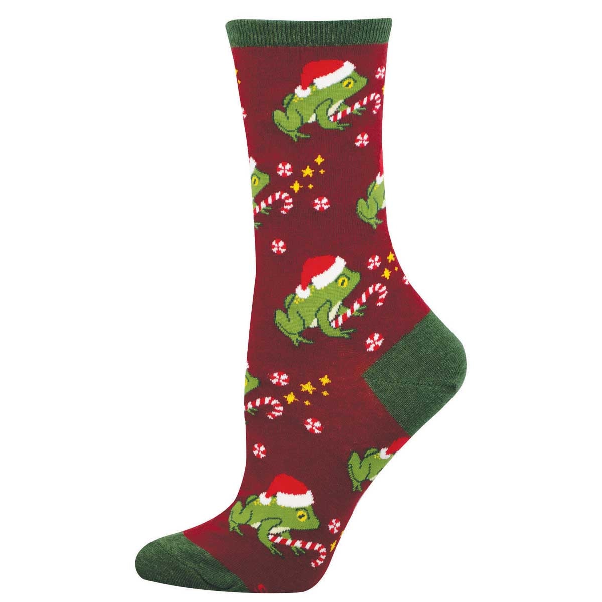Socksmith Women's Hoppy Holidays SOX SOCKSMITH Burgundy
