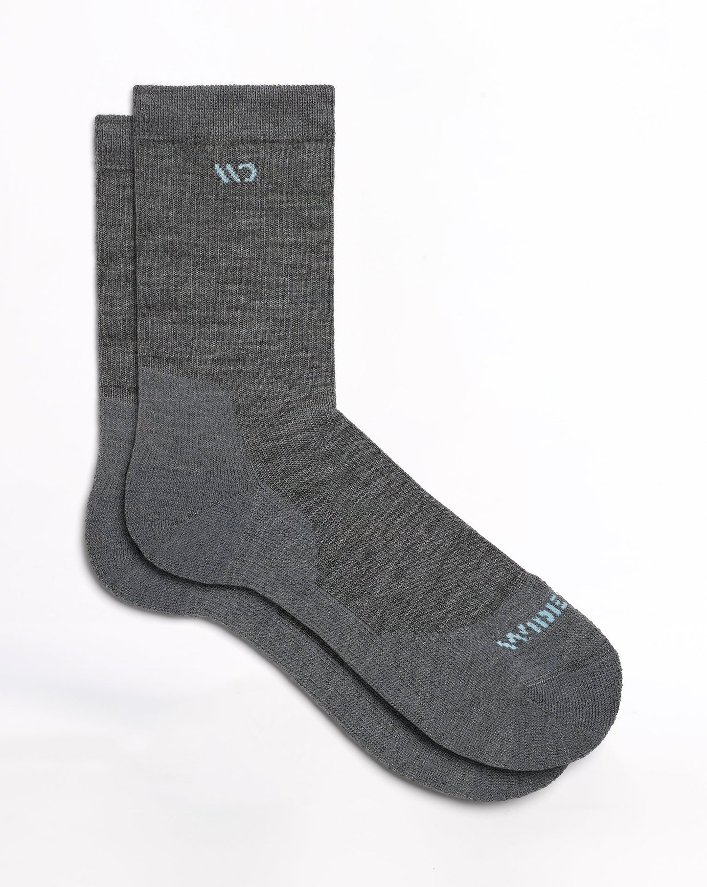 Women's Solid Crew SOX WIDE OPEN S (4.5-7) Gray