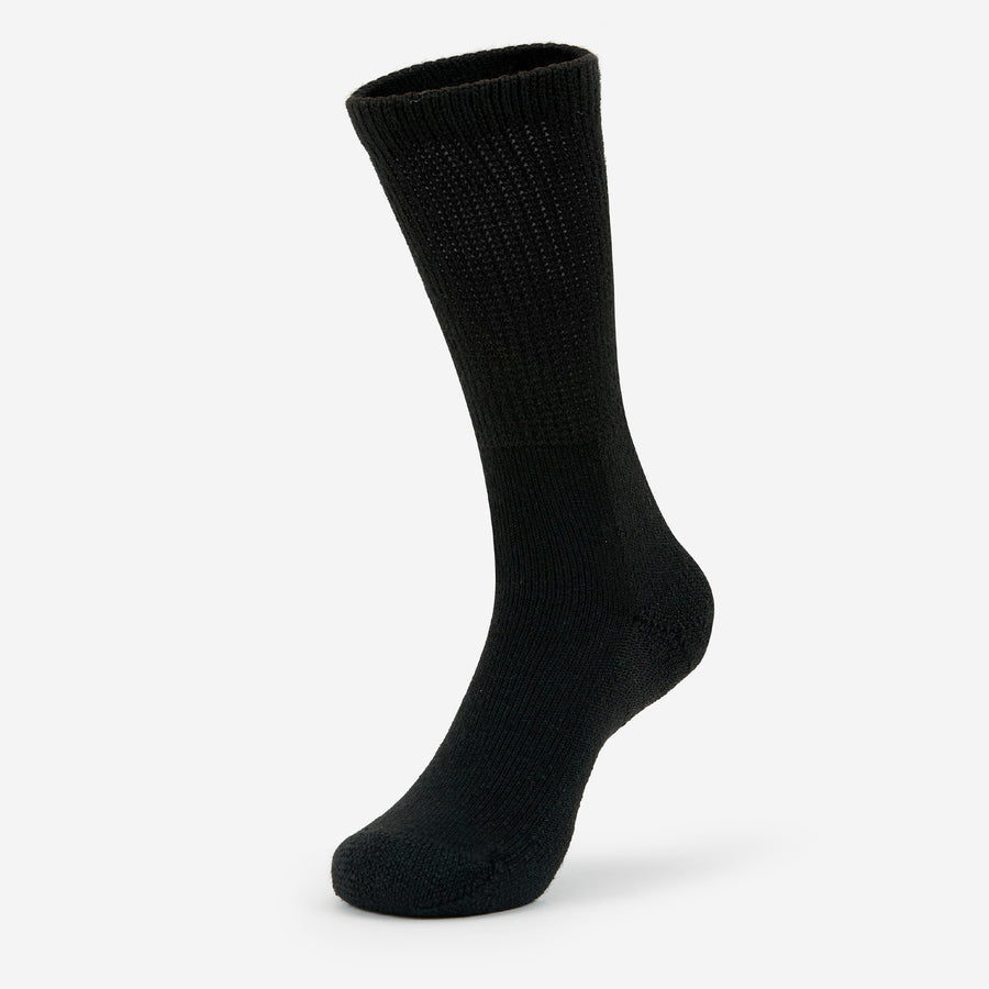 Unisex Moderate Cushion Walking Crew SOX THORLO L (M 9-12.5/W 10.5-13) Black