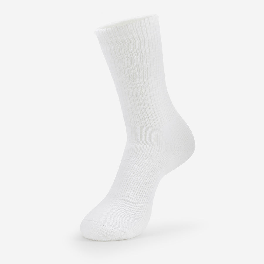 Unisex Moderate Cushion Walking Crew SOX THORLO M (M 5.5-8.5/W 6.5-10) White
