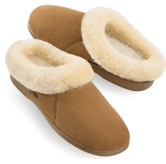 Acorn Ewe Collar Sheepskin Slipper Slippers ACORN   