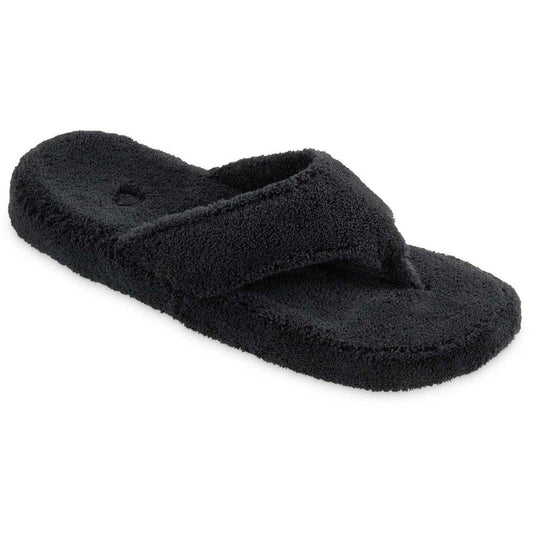 Acorn Spa Thong SLIPPERS ACORN S (5-6) Black 