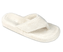 Load image into Gallery viewer, Acorn Spa Thong SLIPPERS ACORN S (5-6) Natural 
