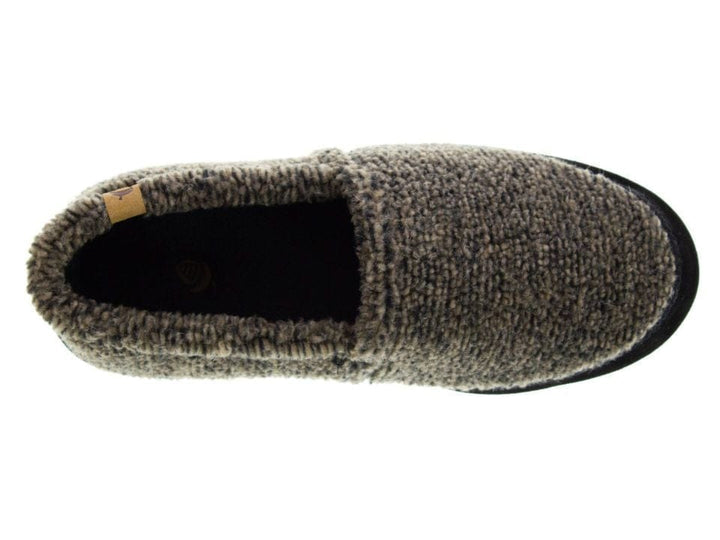 Men's Texured Moccasin SLIPPERS ACORN