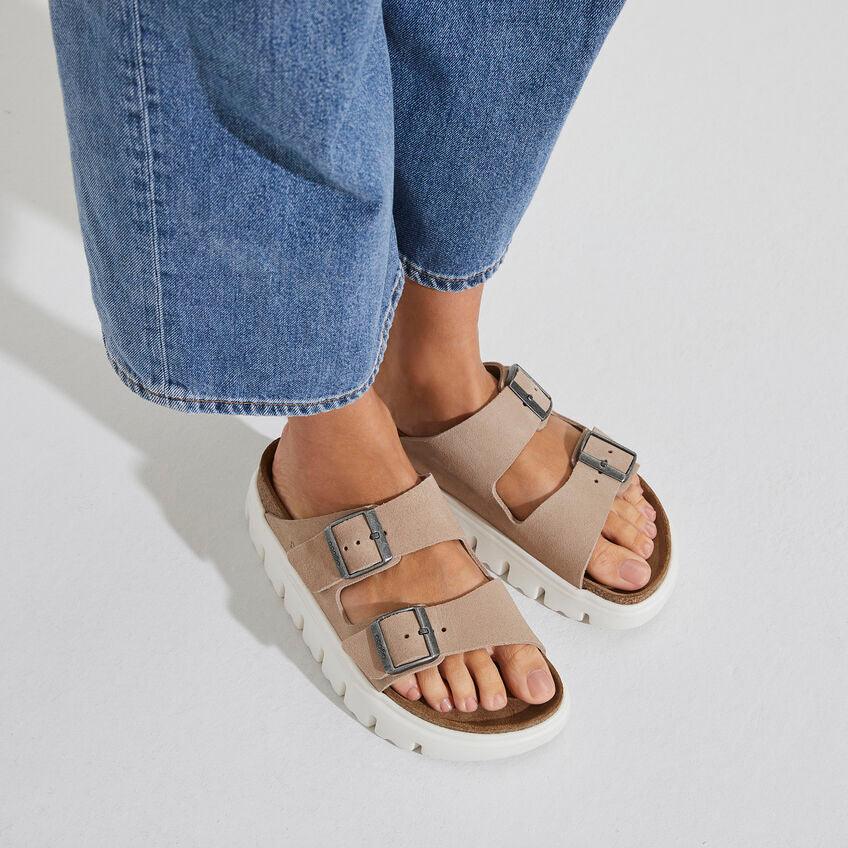 Birkenstock Arizona Chunky Warm Sand Suede SHOES BIRKENSTOCK   