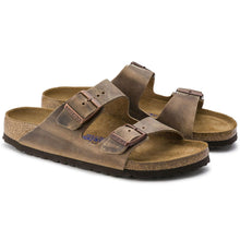 Load image into Gallery viewer, Birkenstock Arizona Oil Leather Soft Footbed  - Core Colors Sandals BIRKENSTOCK 35R Tobacco Oil 
