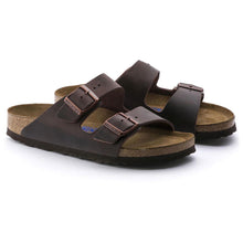 Load image into Gallery viewer, Birkenstock Arizona Oil Leather Soft Footbed  - Core Colors Sandals BIRKENSTOCK 35R Habana Oil 

