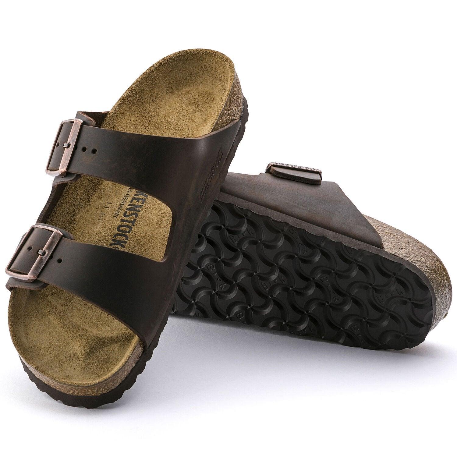 Birkenstock Arizona Oiled Leather Classic Footbed Sandals BIRKENSTOCK 36N Habana