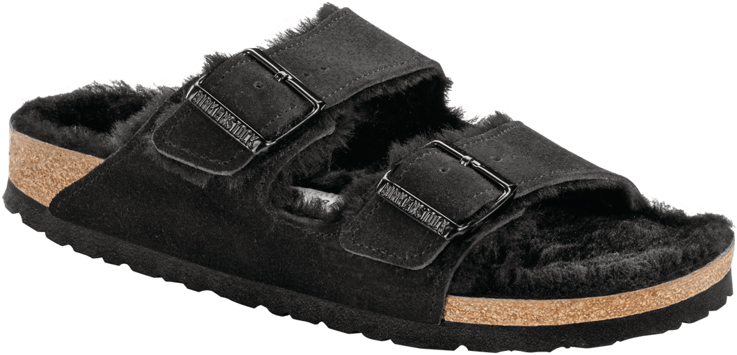 Birkenstock Arizona Shearling Sandals BIRKENSTOCK 35R Black 