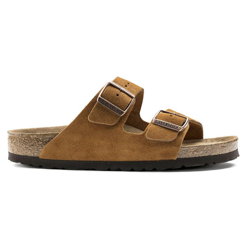 Birkenstock Arizona Suede Soft Footbed Sandals BIRKENSTOCK