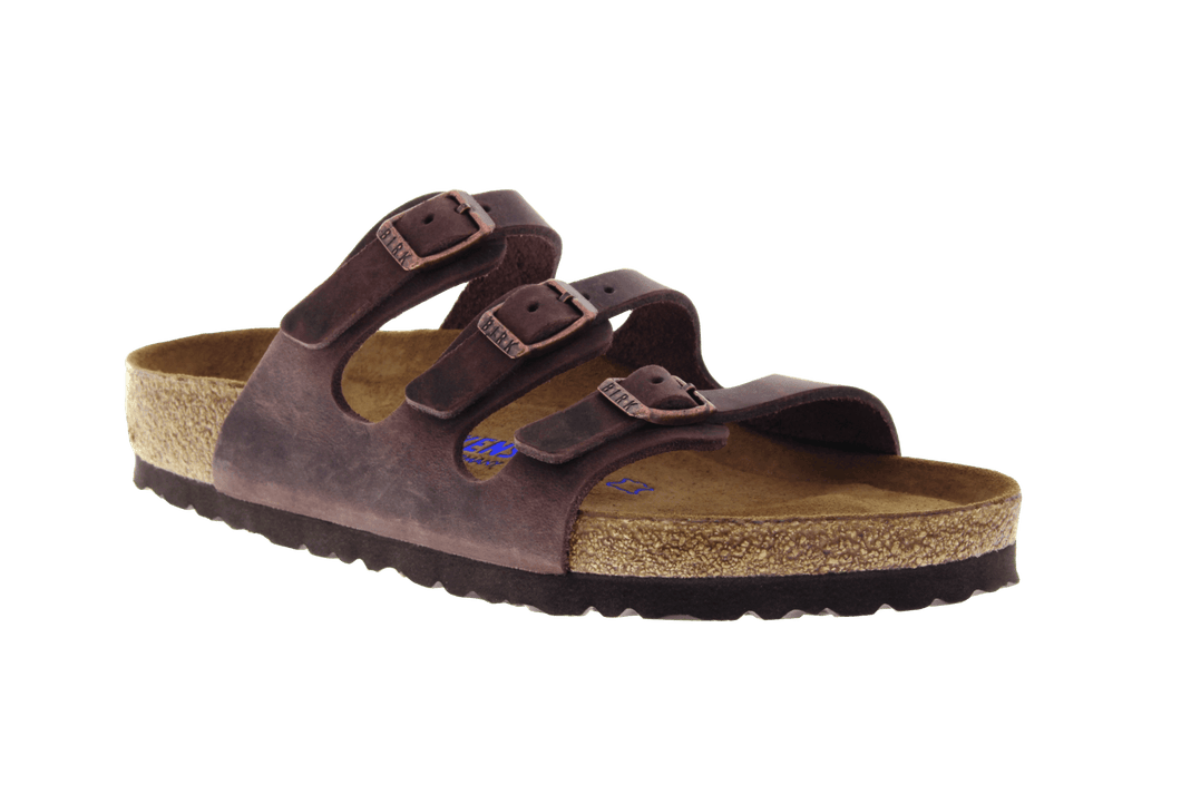 Birkenstock Florida Leather Soft Footbed Sandals BIRKENSTOCK 36R Habana Oil 