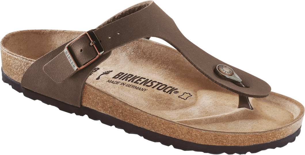 Birkenstock Gizeh Multiple Colors of Birkibuc & Birko-Flor Sandals BIRKENSTOCK 35R Mocha Birkibuc 