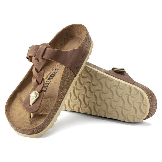 Birkenstock Gizeh Braided Cognac SHOES BIRKENSTOCK 36R Cognac 