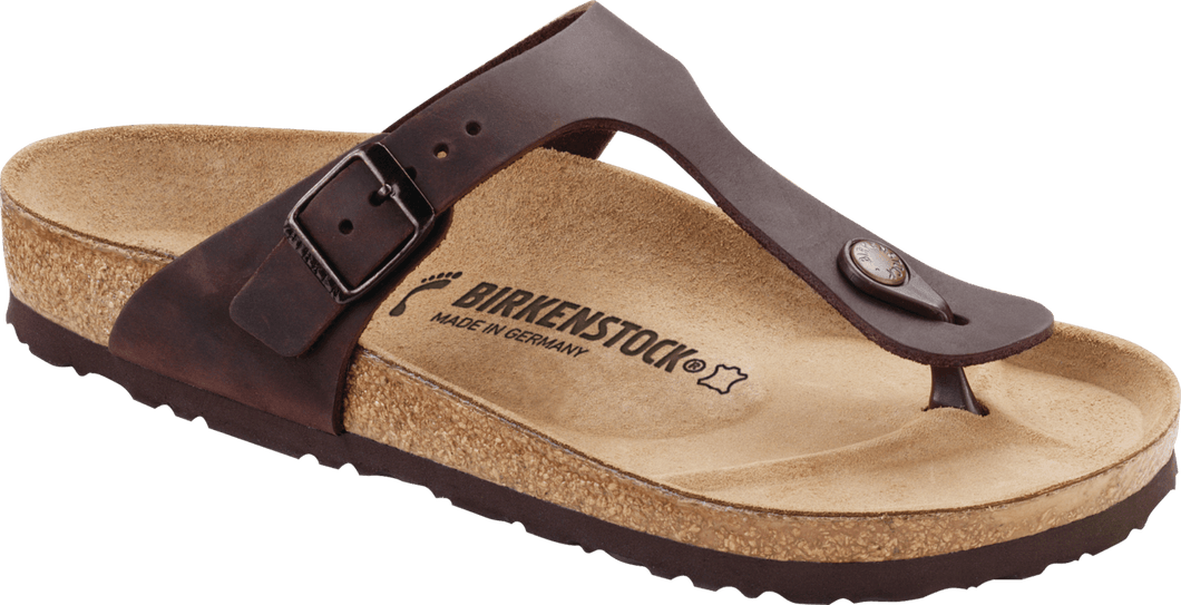 Birkenstock Gizeh Oiled Leather Sandals BIRKENSTOCK 35R Habana Oil