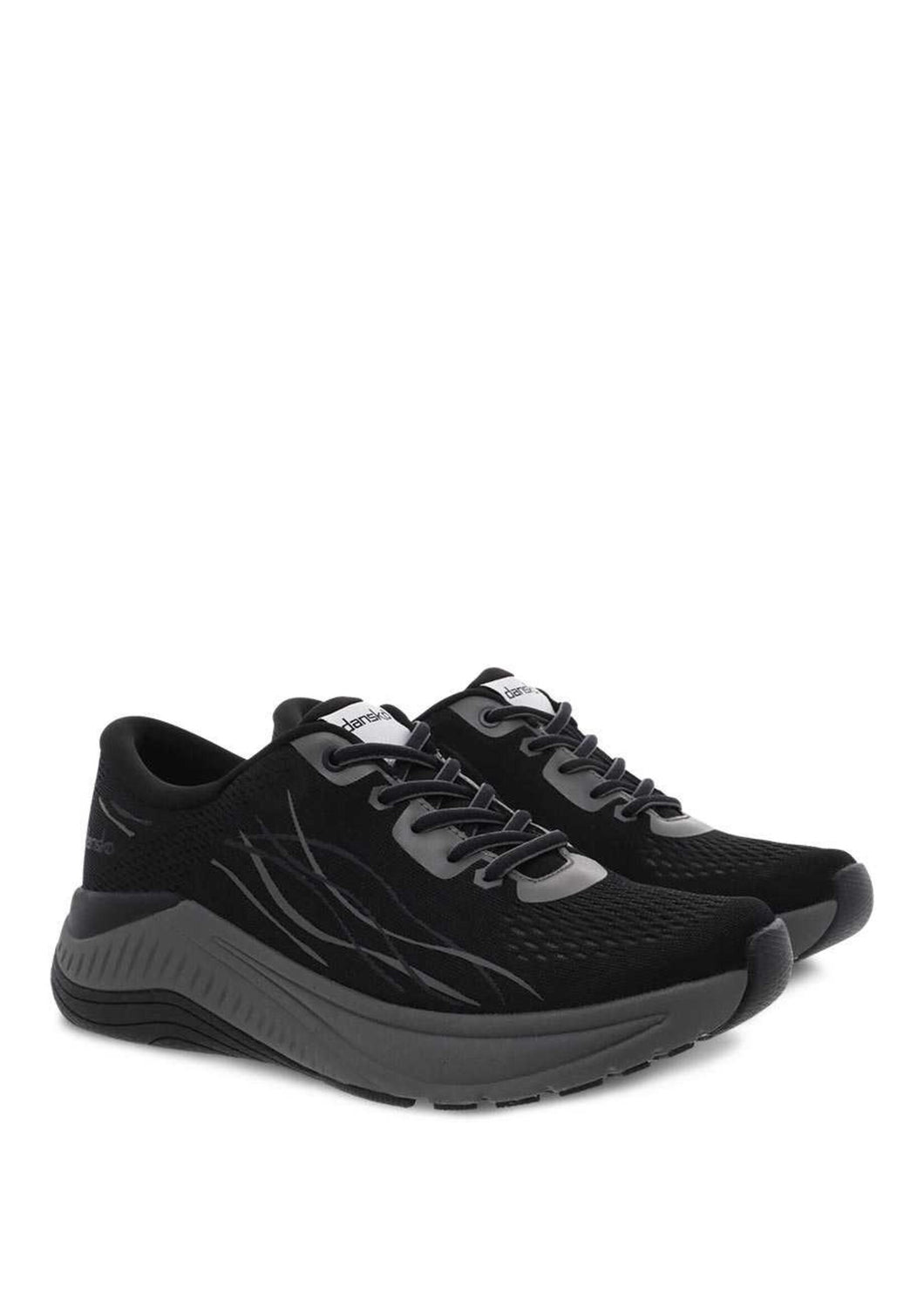 Dansko Pace Black/Grey Walking Shoe SHOES DANSKO 36W Black/Grey 