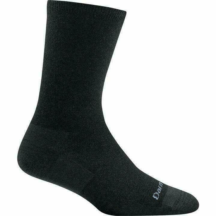 Darn Tough Women's Solid Basic Crew Lightweight SOX DARN TOUGH M (7.5-9.5) Black