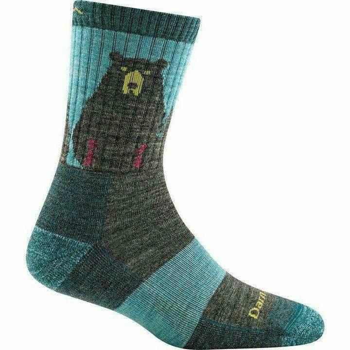 Women's Bear Town Micro Crew SOX DARN TOUGH S (4.5-7) Aqua