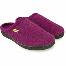 Load image into Gallery viewer, Haflinger AT Hard Sole Slipper Slippers HAFLINGER 36R Mulberry 
