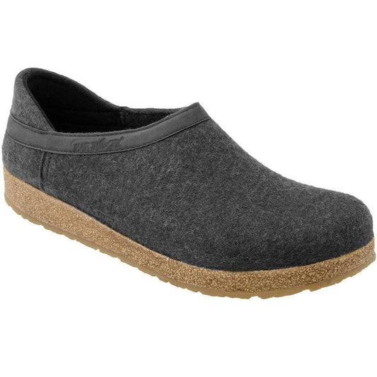 Haflinger GZH Indoor Outdoor Clog  HAFLINGER 36 Charcoal 