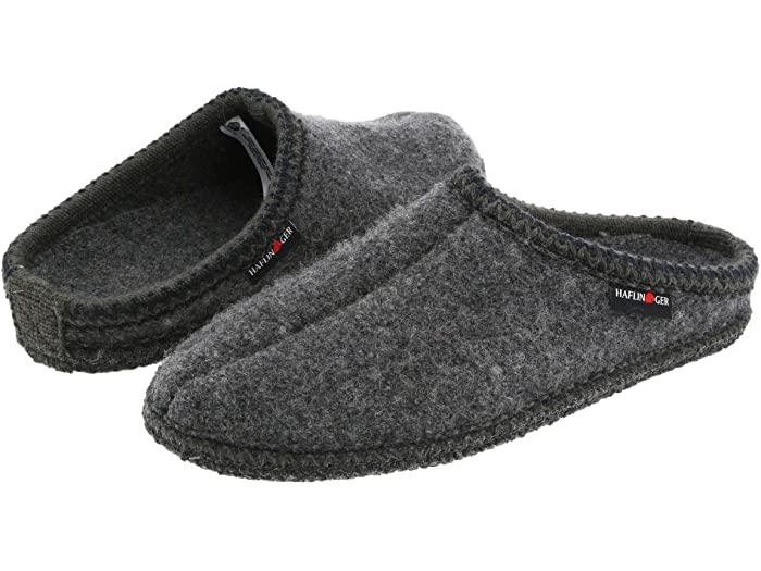 Unisex AS Soft Sole Slipper Slippers HAFLINGER 36 Gray