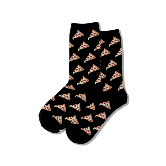 Hot Sox Women's Pizza Crew SOX HOTSOX Black  