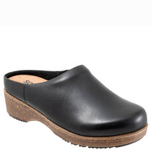 Load image into Gallery viewer, Soft Walk Arvada Leather Clog SHOES SOFTWALK 7 Black 

