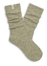 Load image into Gallery viewer, UGG Women&#39;s Rib Knit Slouchy Sock SOX UGG AUSTRALIA Green
