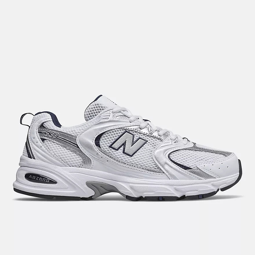 Unisex MR530 SHOES NEW BALANCE M5 D/W6.5 D White/Indigo