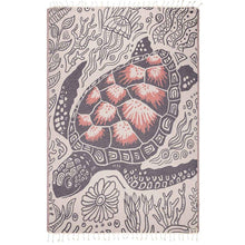 Load image into Gallery viewer, Sand Cloud Large Sand Proof 100% Certified Organic Towel MISC SAND CLOUD Large Taino Turtle 
