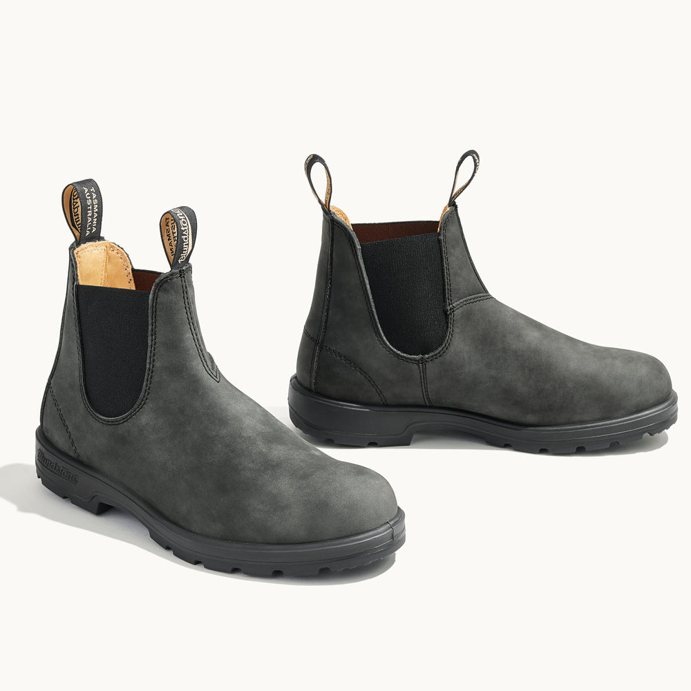 Unisex 587 Rustic Black SHOES BLUNDSTONE
