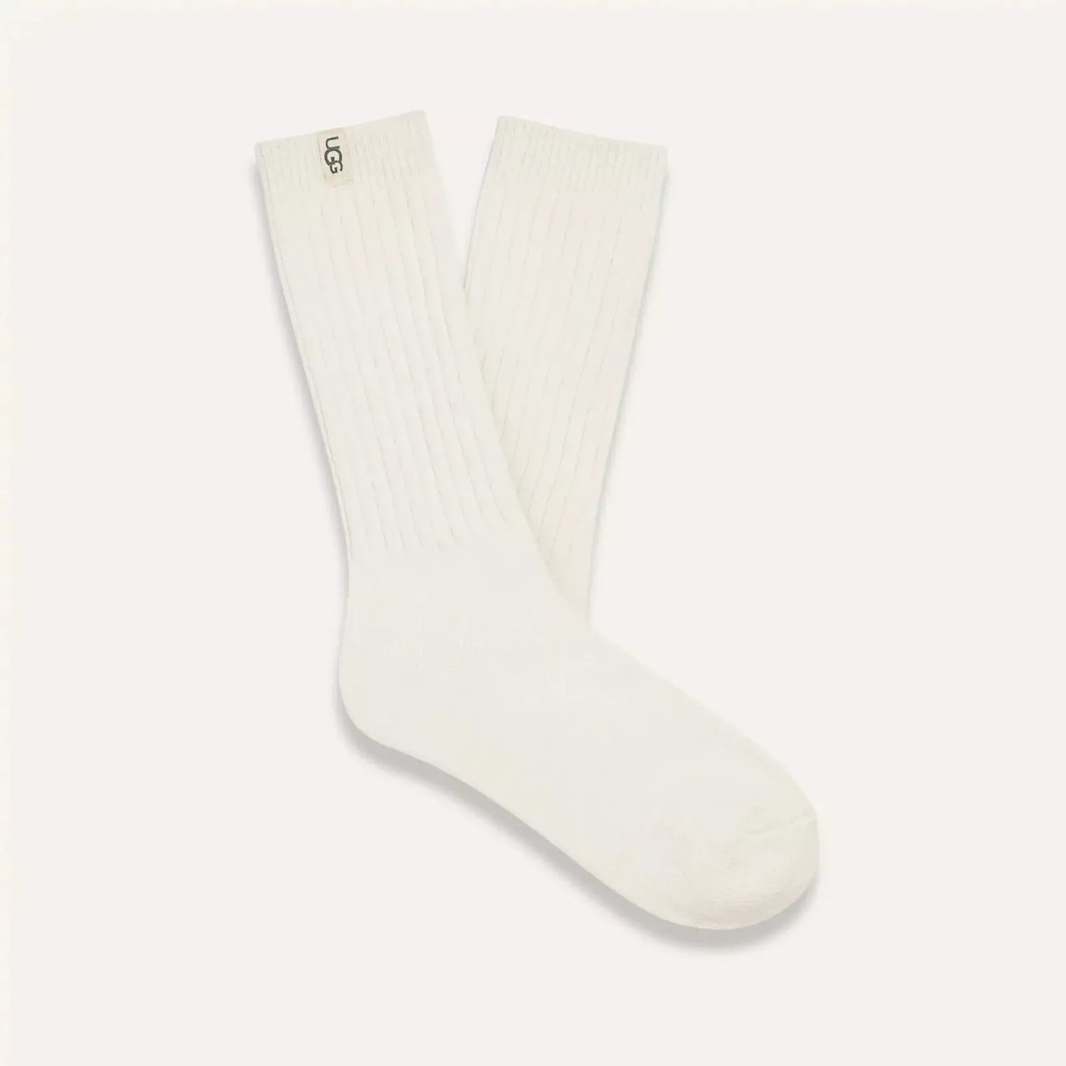 Women's Knit Slouchy SOX UGG AUSTRALIA White