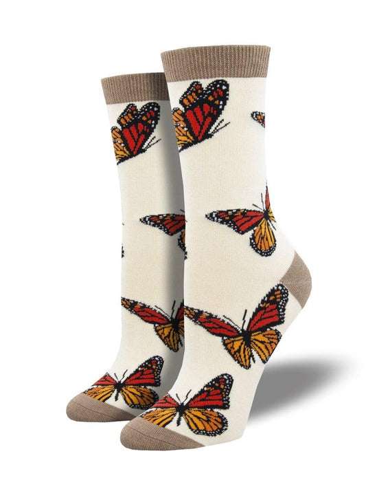 Socksmith Women's Monarchy Bamboo SOX SOCKSMITH Ivory  