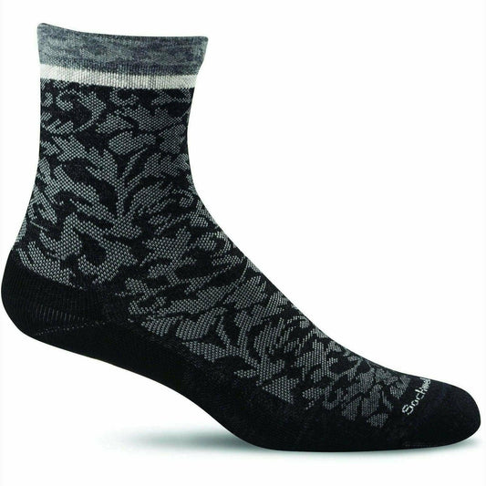 Sockwell Women's Plantar Cush Firm Compression SOX SOCKWELL S/M (4-7.5) Black
