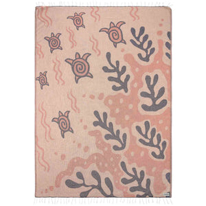 Sand Cloud Large Sand Proof 100% Certified Organic Towel MISC SAND CLOUD Large Rancho Turtles 