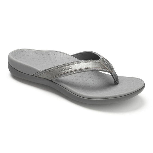 Vionic Women's Tide II Orthotic Flip Flop SHOES VIONIC 5 Pewter 