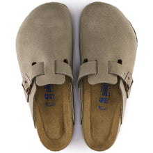 Load image into Gallery viewer, Birkenstock Boston Taupe Suede Soft Footbed - MORE SIZES IN STORE SHOES BIRKENSTOCK
